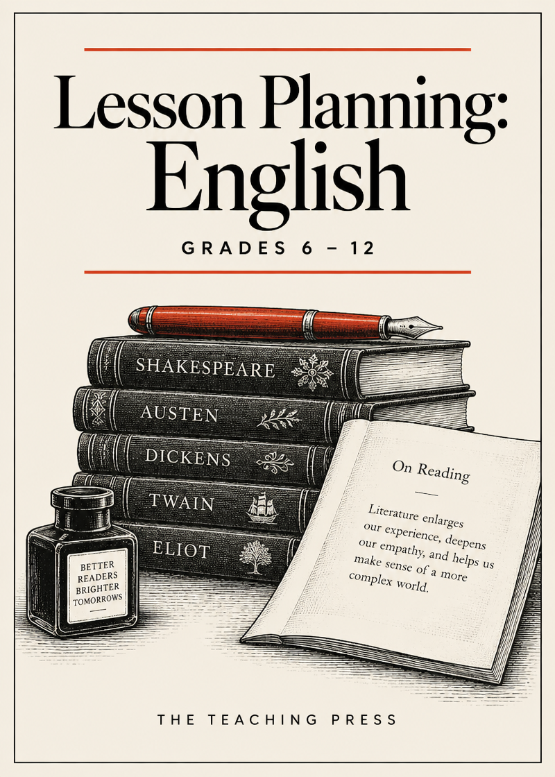 Cover of Lesson Planning: English, Grades 6–12