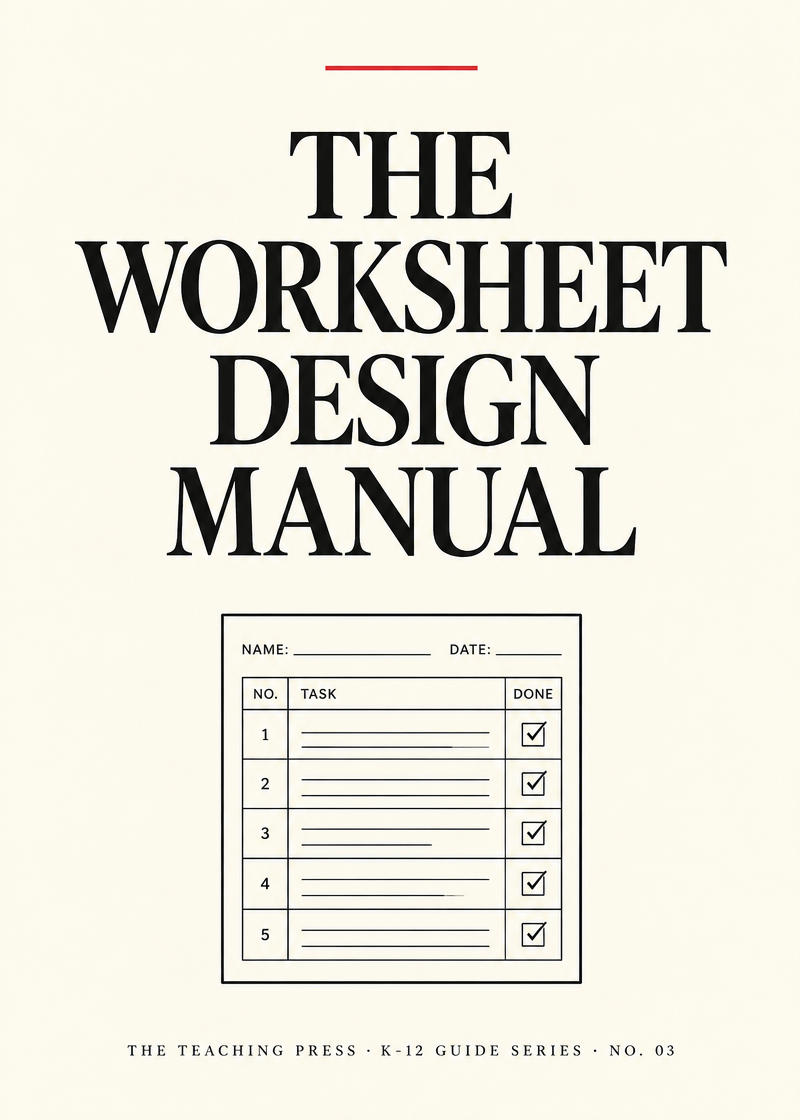 Cover of The Worksheet Design Manual